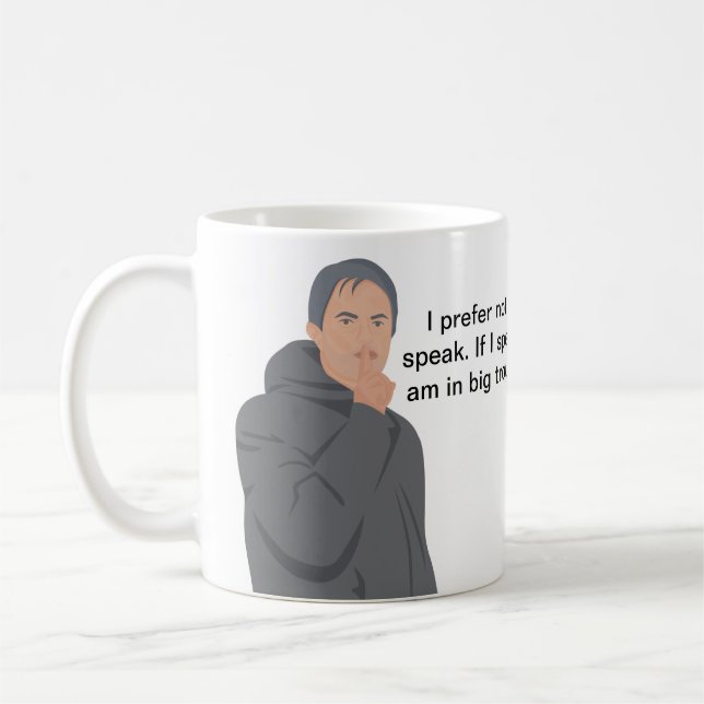 Taza De Café Jose Mourinho- Prefiero no hablar (Izquierda)