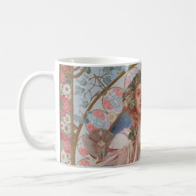 Taza De Café Josephine Crane Bradley como Lavia de Alphonse Muc (Izquierda)