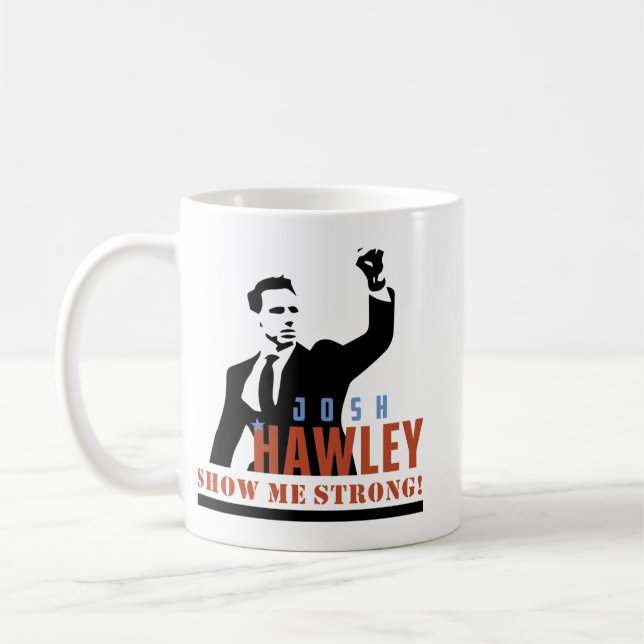 Taza De Café Josh Hawley me enseña una mugre fuerte (Izquierda)