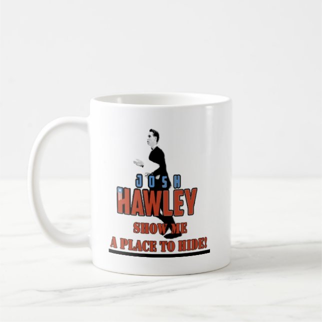 Taza De Café Josh Hawley - Perfil del café valiente Mug (Izquierda)