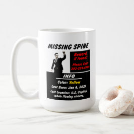 Taza De Café Josh Hawley pierde la espina dorsal