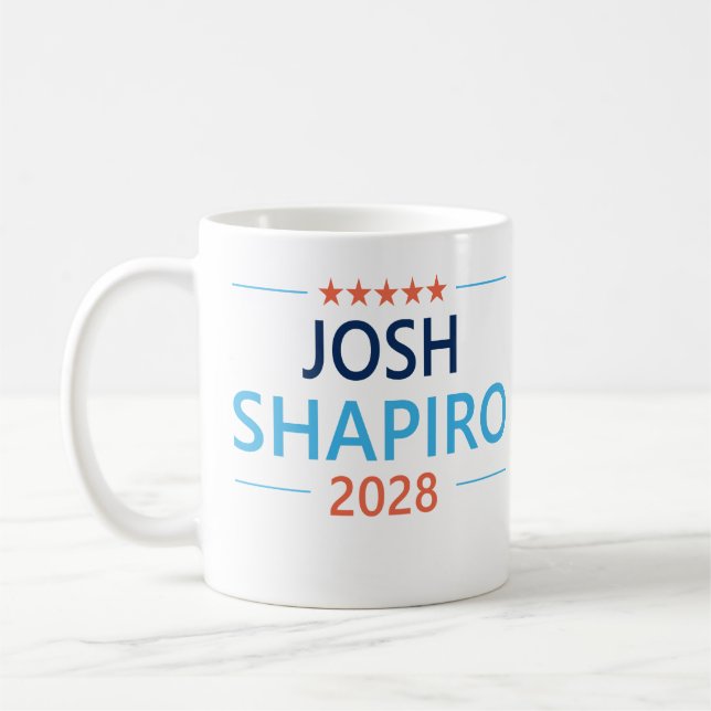 Taza De Café Josh Shapiro 2028 (Izquierda)