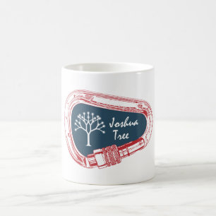 Taza De Café Joshua Tree Climbing Carabiner
