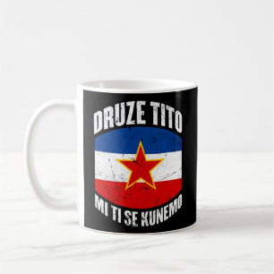 Taza De Café Josip Broz Tito Marsal Sfry Yugoslavia
