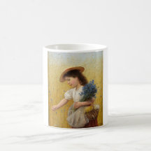 Joven Chica en un campo de trigo