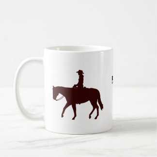 Taza De Café Joven de caballo personalizada