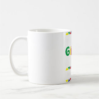 Taza De Café joven dotado y negro