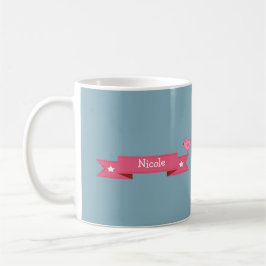 Taza De Café Jóven esquiadora Chica | Entrega de Navidades de n