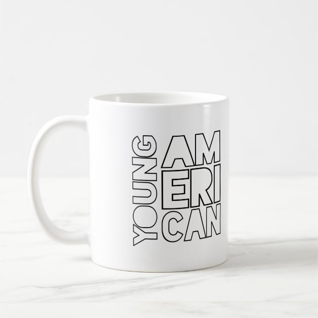 Taza De Café Joven estadounidense (Izquierda)