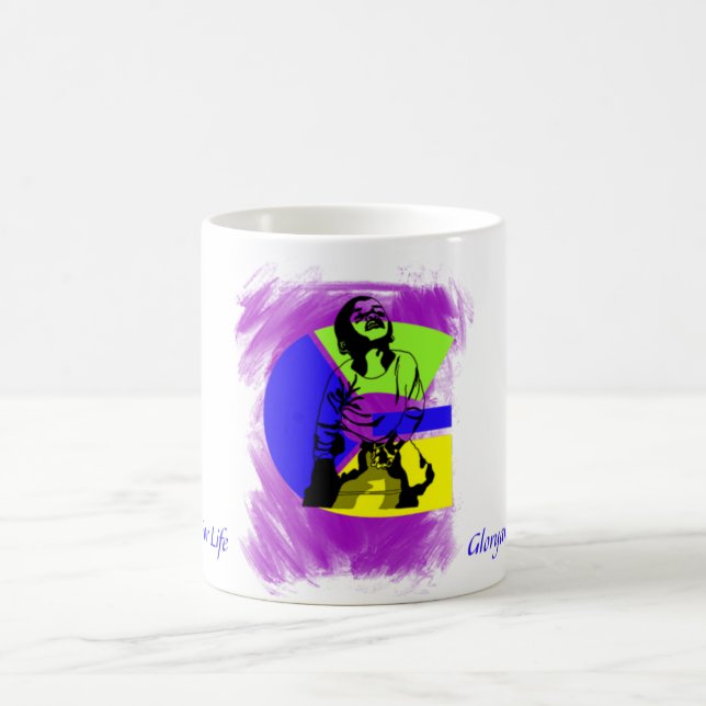 Taza De Café Joven Gloryan De Por Vida (Centro)