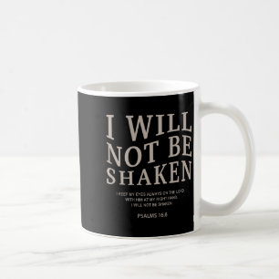 Taza De Café Joven No Seré Sacudida Chica Adolescente Cristiana