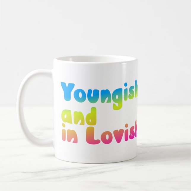 Taza De Café Joven y enamorado, o joven y en abundancia (Izquierda)