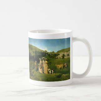 Taza De Café Jóvenes Damas del Pueblo
