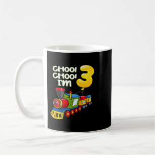 Taza De Café Jóvenes globos Tengo 3 Años Entrenan A 3 Nacimient