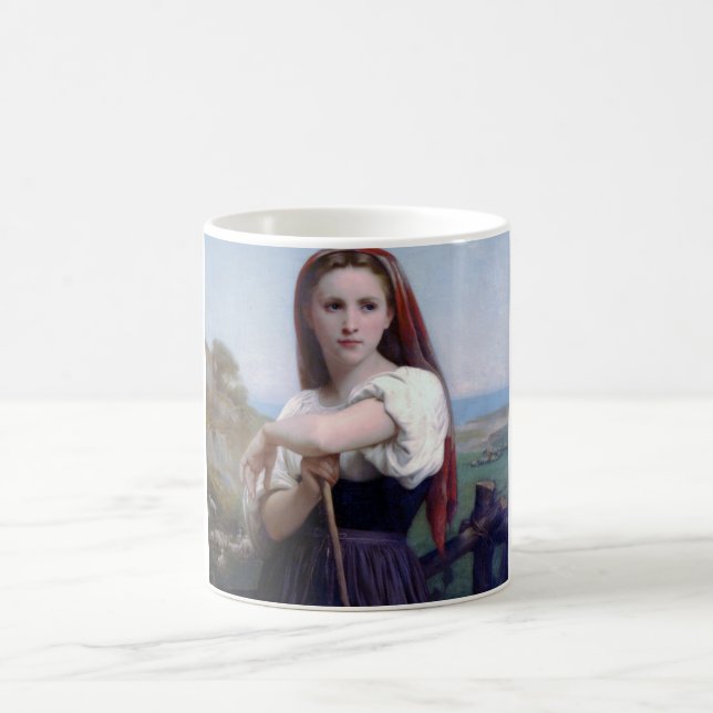 Taza De Café Jóvenes pastoras, Bouguereau (Centro)