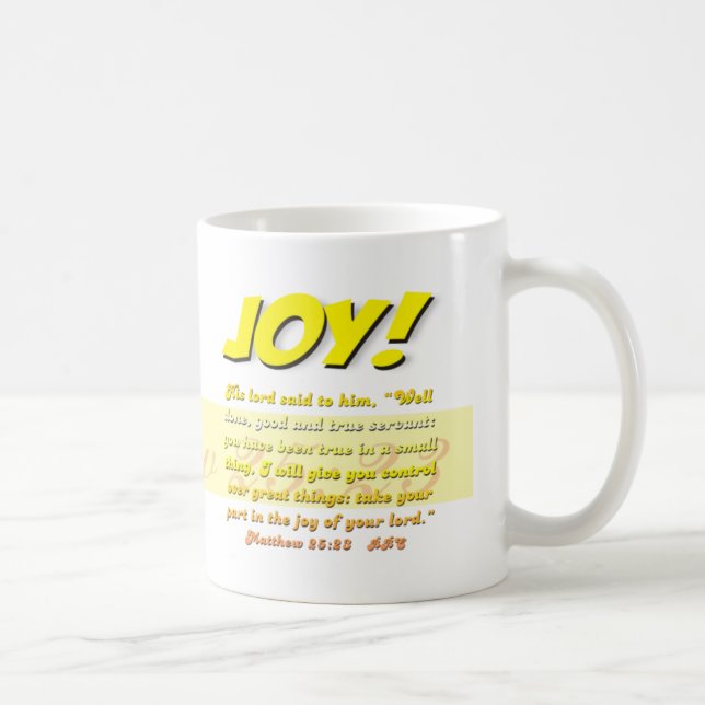 Taza De Café Joy cristiana (Derecha)