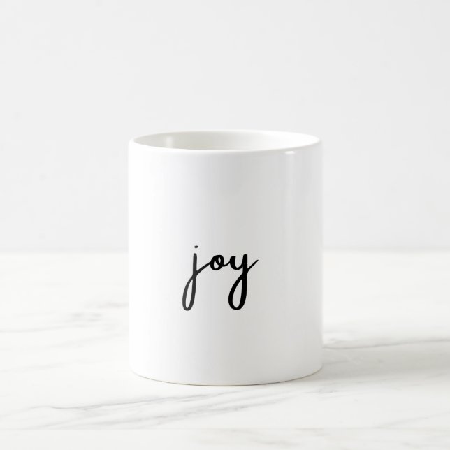 Taza De Café Joy Happy Joyous Hot Coffee Mug (Centro)