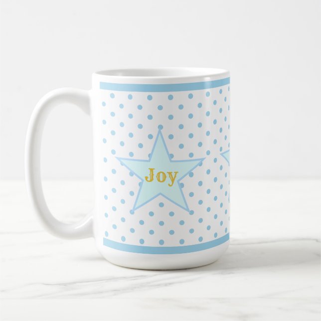 Taza De Café Joy Love Life Stars (Izquierda)