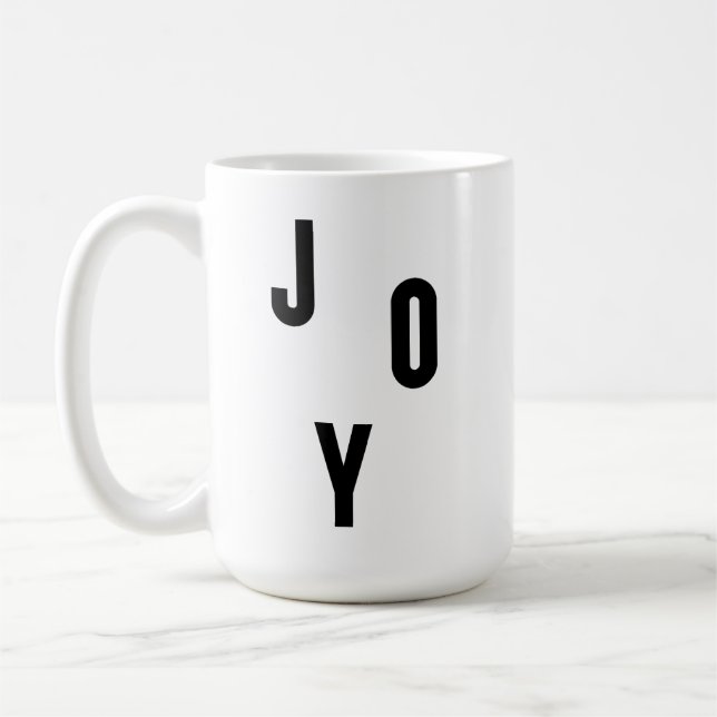 Taza De Café Joy typography (Izquierda)