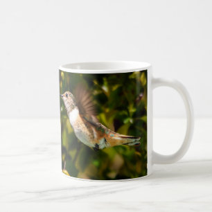 Taza De Café Joya de jardín: colibrí en flor