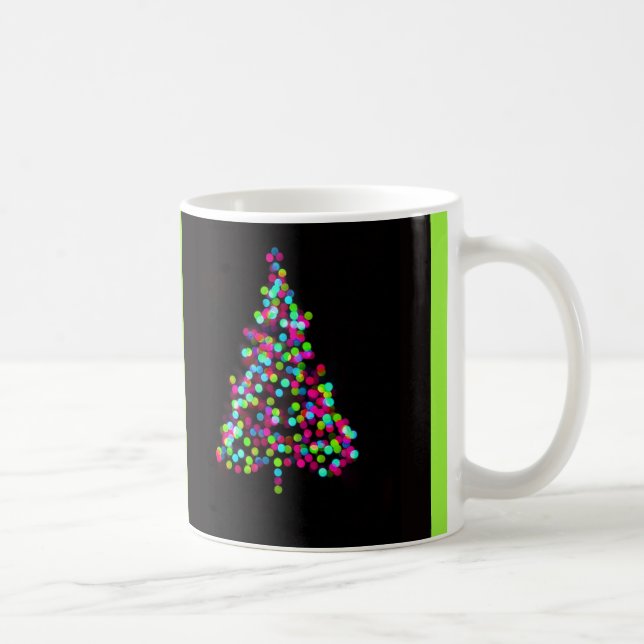 Taza De Café Joyas de árbol de Navidad en verde (Derecha)