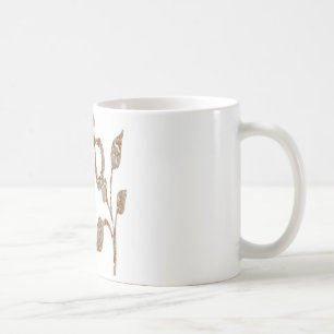 Taza De Café Joyas grabadas plata del oro n del CENTELLEO