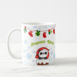 Taza De Café Joyeux Noël et Bonne Année Pandas