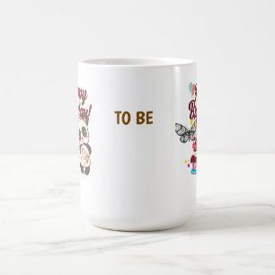 Taza De Café Joyful Confetti Feliz cumpleaños