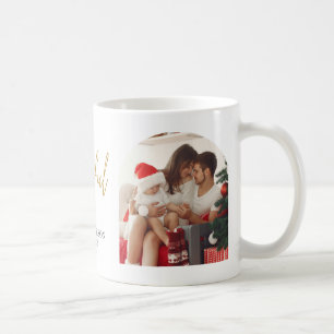 Taza De Café Joyful Family Modern Winter Holiday 2 fotos