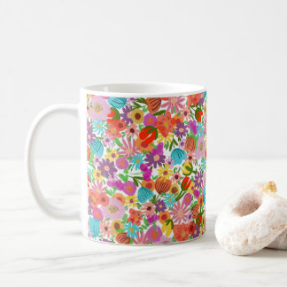 Taza De Café Joyful Garden Bloom