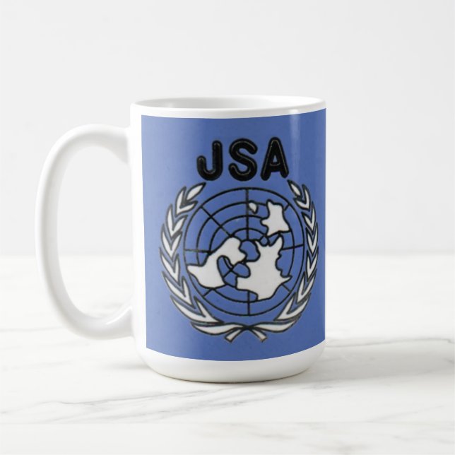 TAZA DE CAFÉ JSA - ¡DELANTE DE ELLOS TODOS! (Izquierda)