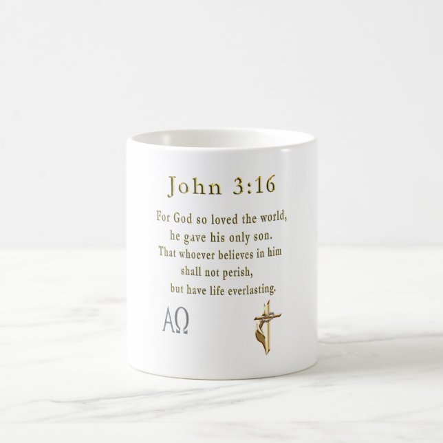 Taza De Café Juan 3:16 (Centro)