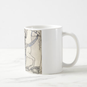 Taza De Café Juan Bauer - el caballo que él llevó en el pedaz