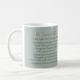 Taza De Café Juana de Arco (BF 01) Café Mug 1