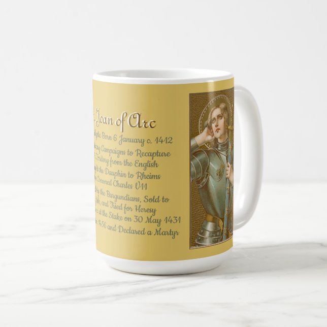Taza De Café Juana de Arco (JM 28) (Anverso derecho)