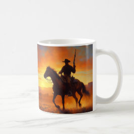 Taza De Café Jubilación de Cowboy Sunset