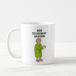 Taza De Café Jubilación de Dama Divertida