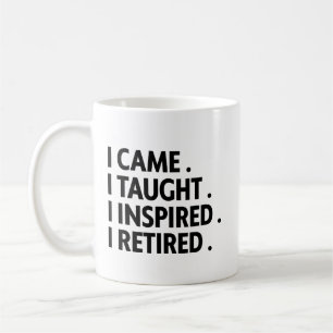 Taza De Café Jubilación de Maestros Jubilados Cita Regalos de J