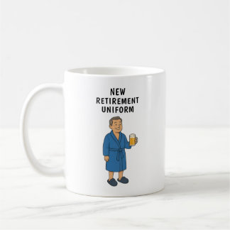 Taza De Café Jubilación del Hombre Divertido