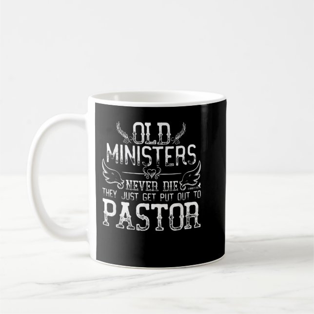 Taza De Café Jubilación del pastor del ministro pastor