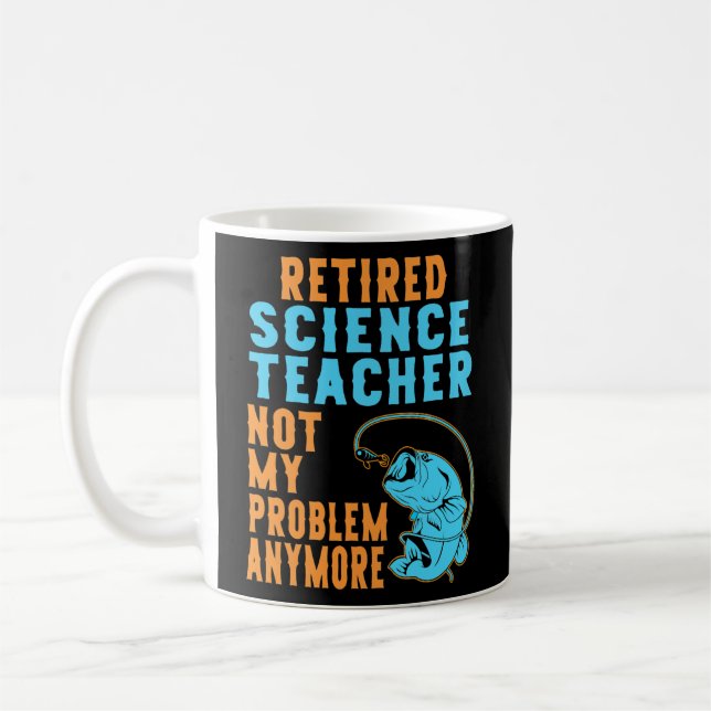 Taza De Café Jubilación del profesor retirado de ciencia que pe (Izquierda)