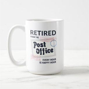 Taza De Café Jubilación del trabajador postal Correo divertido