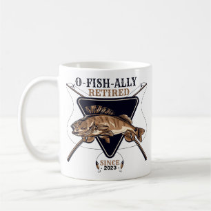 Taza De Café Jubilación divertida y retirada por pesca personal