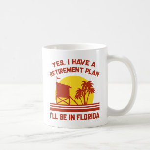 Taza De Café Jubilación Florida
