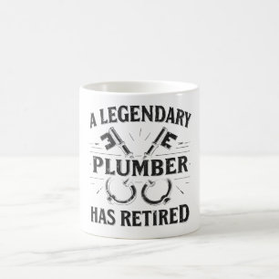 Taza De Café Jubilación legendaria de plomo
