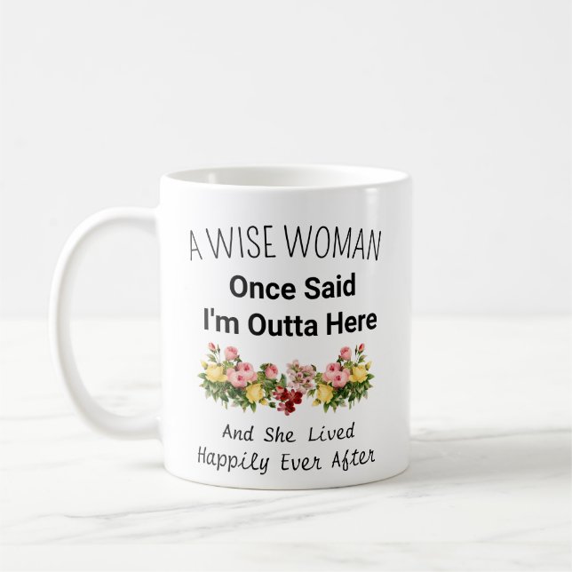 Taza De Café Jubilación MUG para las mujeres (Izquierda)