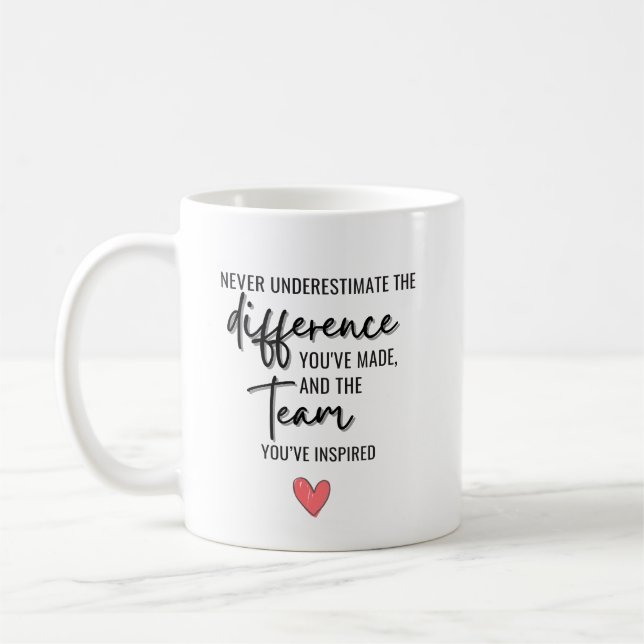 Taza De Café Jubilación personalizada de obreros (Izquierda)