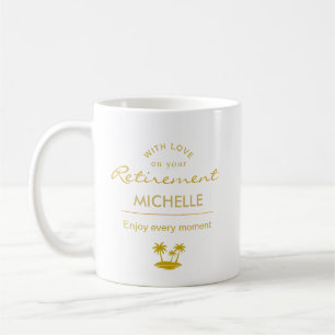 Taza De Café Jubilación Personalizada Disfruta Cada Momento