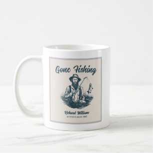 Taza De Café Jubilación Pescador Jubilado Vintage