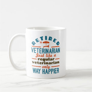 Taza De Café Jubilación Veterinaria Jubilados